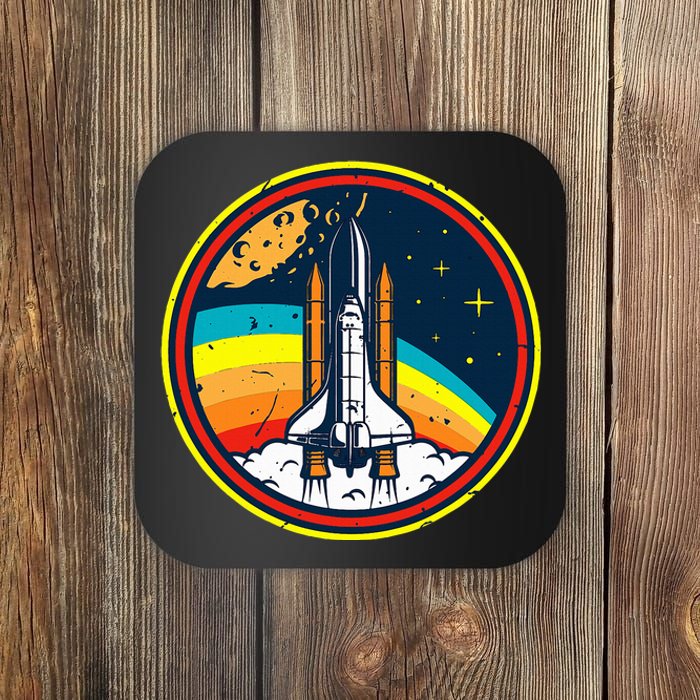 Vintage Space Shuttle Space Lover & Astronomy Stargazer Coaster