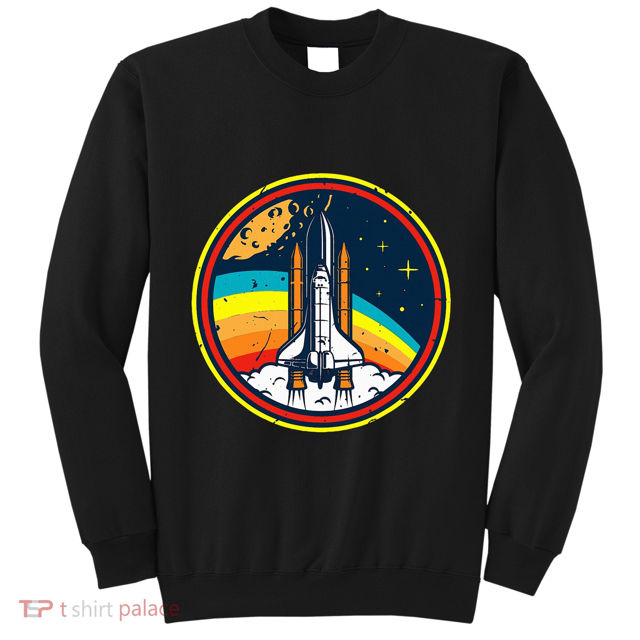 Vintage Space Shuttle Space Lover & Astronomy Stargazer Tall Sweatshirt