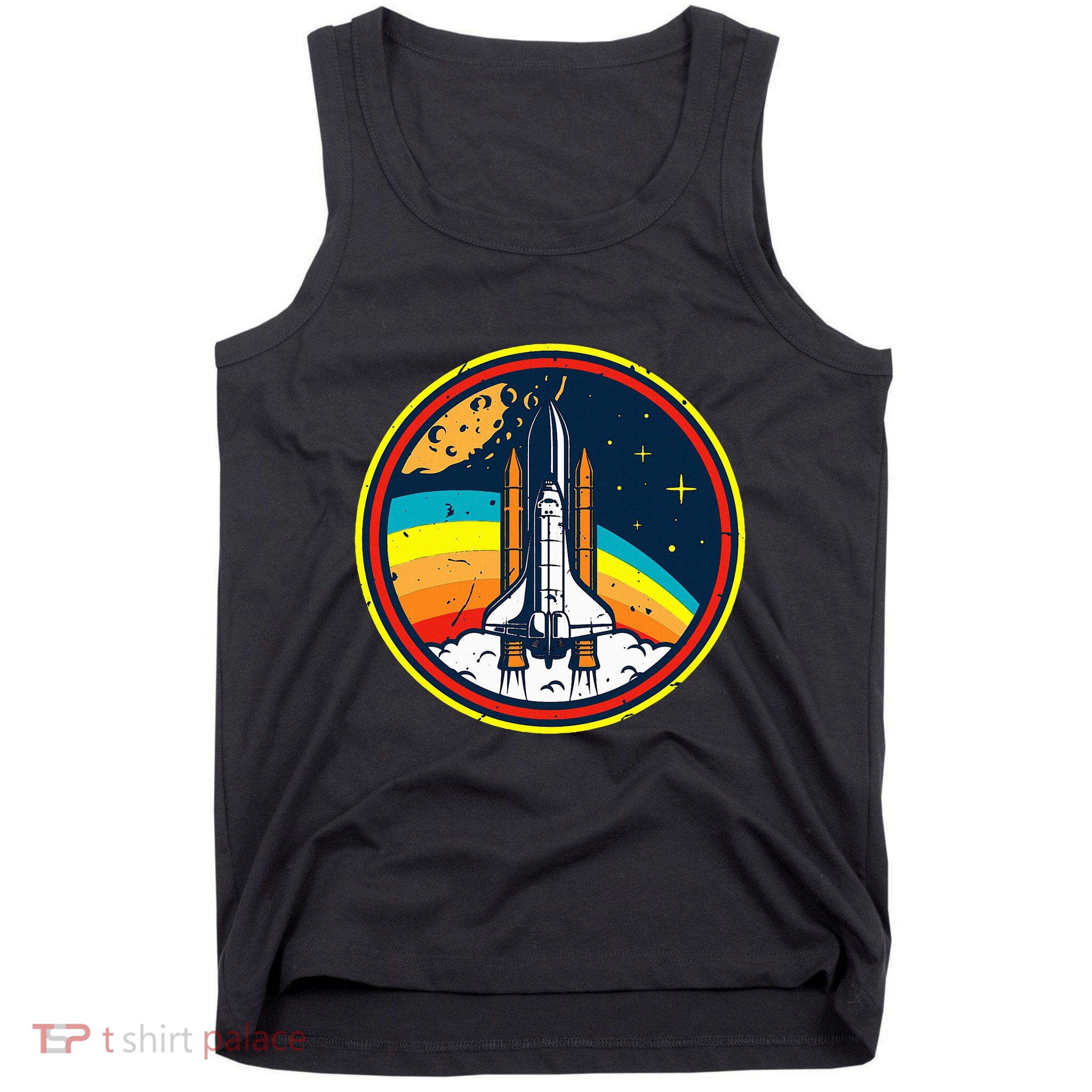 Vintage Space Shuttle Space Lover & Astronomy Stargazer Tank Top