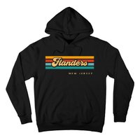 Vintage Sunset Stripes Flanders New Jersey Hoodie