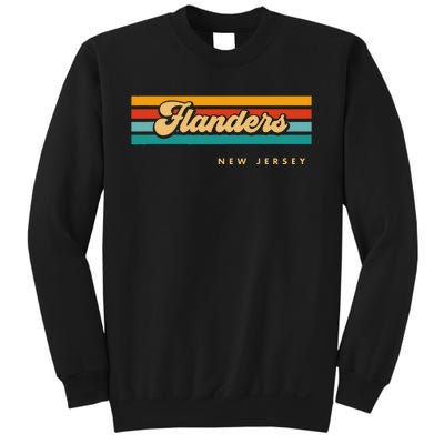 Vintage Sunset Stripes Flanders New Jersey Sweatshirt