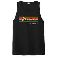 Vintage Sunset Stripes Flanders New Jersey PosiCharge Competitor Tank