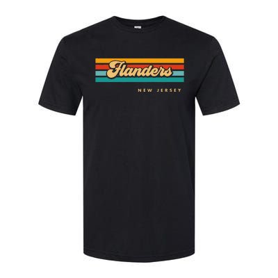 Vintage Sunset Stripes Flanders New Jersey Softstyle CVC T-Shirt