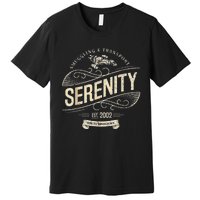 Vintage Serenity Smuggling And Transport Firefly Premium T-Shirt