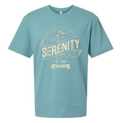 Vintage Serenity Smuggling And Transport Firefly Sueded Cloud Jersey T-Shirt