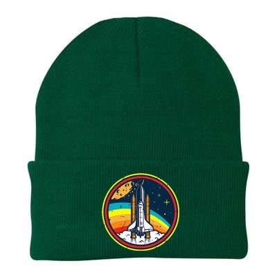 Vintage Space Shuttle Space Lover & Astronomy Stargazer Knit Cap Winter Beanie