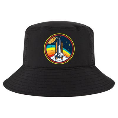 Vintage Space Shuttle Space Lover & Astronomy Stargazer Cool Comfort Performance Bucket Hat