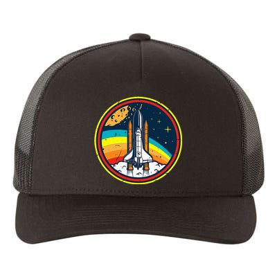 Vintage Space Shuttle Space Lover & Astronomy Stargazer Yupoong Adult 5-Panel Trucker Hat