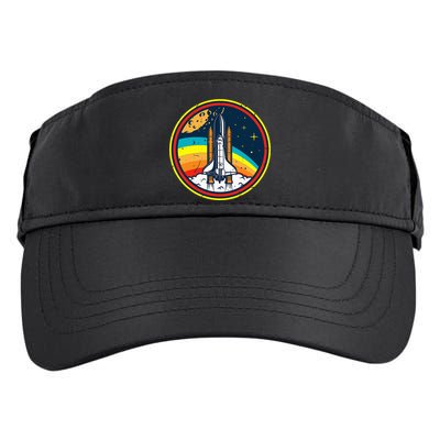 Vintage Space Shuttle Space Lover & Astronomy Stargazer Adult Drive Performance Visor