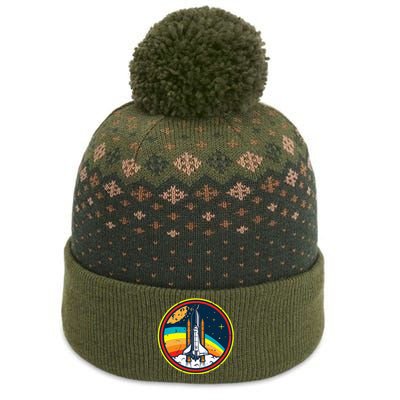 Vintage Space Shuttle Space Lover & Astronomy Stargazer The Baniff Cuffed Pom Beanie