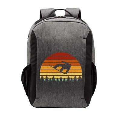 Vintage Sunset Snowboarding Gift For Snowboarders Great Gift Vector Backpack