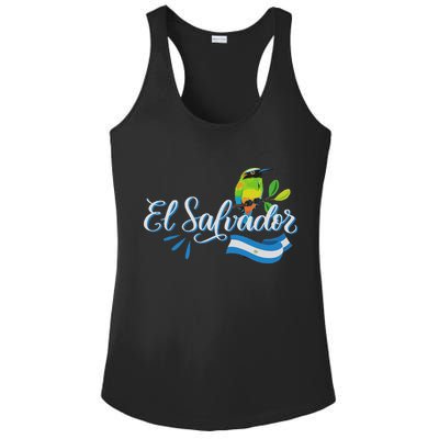 Vos Solo Sos Paja Salvadoran Slang El Salvador Flag Torogoz Ladies PosiCharge Competitor Racerback Tank