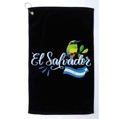 Vos Solo Sos Paja Salvadoran Slang El Salvador Flag Torogoz Golf Towel