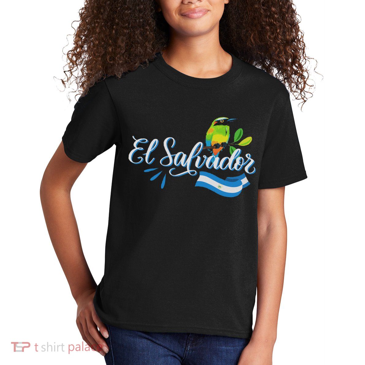Vos Solo Sos Paja Salvadoran Slang El Salvador Flag Torogoz Kids T-Shirt