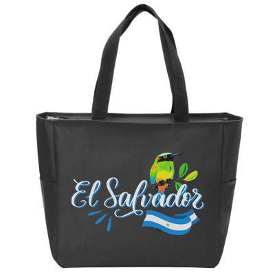 Vos Solo Sos Paja Salvadoran Slang El Salvador Flag Torogoz Zip Tote Bag