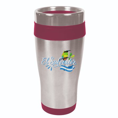 Vos Solo Sos Paja Salvadoran Slang El Salvador Flag Torogoz 16oz Travel Tumbler