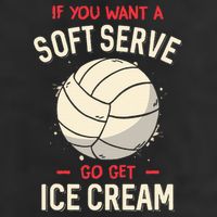 Volleyball Soft Serve Pun Design Cool Comfort Performance Bucket Hat