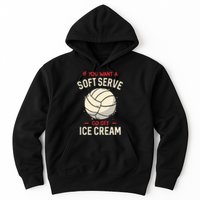 Volleyball Soft Serve Pun Design Hoodie