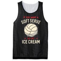 Volleyball Soft Serve Pun Design Mesh Reversible Basketball Jersey Tank