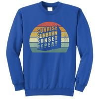 Vintage Sunrise Sunburn Sunset Repeat Country Music Summer Gift Sweatshirt