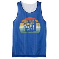 Vintage Sunrise Sunburn Sunset Repeat Country Music Summer Gift Mesh Reversible Basketball Jersey Tank