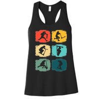 Vintage Stunts Scooter Trick Rider Scooter Gift Women's Racerback Tank