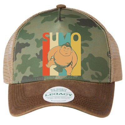 Vintage Sumo  Sumo Wrestling Gift Legacy Tie Dye Trucker Hat