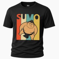 Vintage Sumo  Sumo Wrestling Gift Cooling Performance Crew T-Shirt