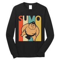 Vintage Sumo  Sumo Wrestling Gift Long Sleeve Shirt