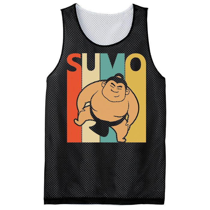 Vintage Sumo  Sumo Wrestling Gift Mesh Reversible Basketball Jersey Tank