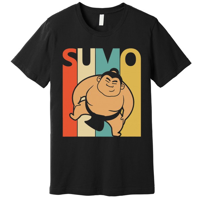 Vintage Sumo  Sumo Wrestling Gift Premium T-Shirt