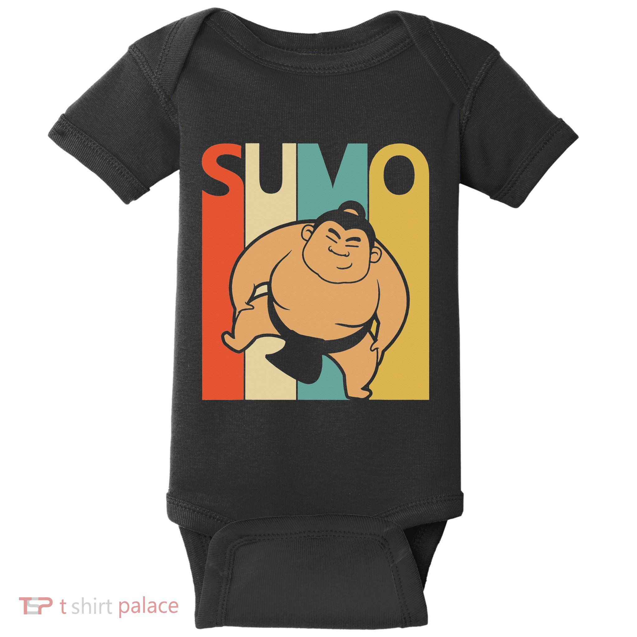 Vintage Sumo  Sumo Wrestling Gift Baby Bodysuit