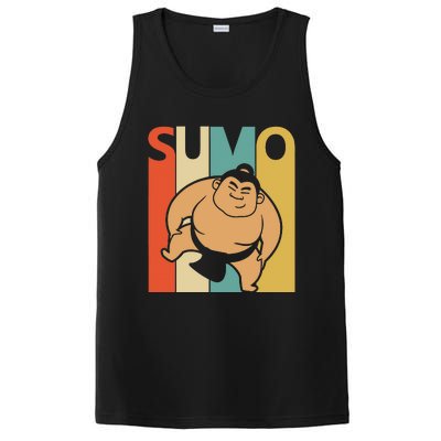 Vintage Sumo  Sumo Wrestling Gift PosiCharge Competitor Tank