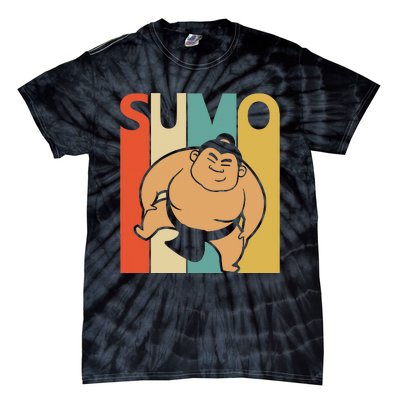 Vintage Sumo  Sumo Wrestling Gift Tie-Dye T-Shirt