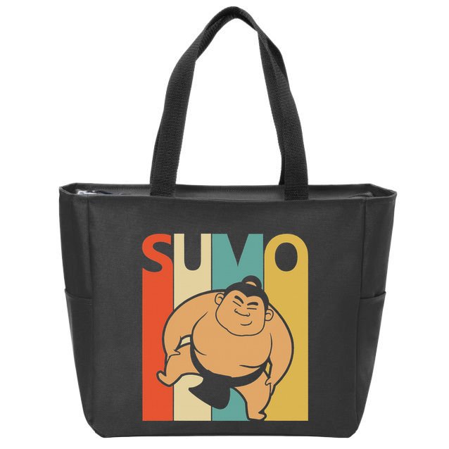 Vintage Sumo  Sumo Wrestling Gift Zip Tote Bag