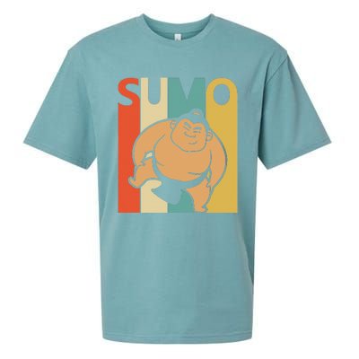 Vintage Sumo  Sumo Wrestling Gift Sueded Cloud Jersey T-Shirt