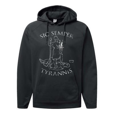 Virginia Sic Semper Tyrannis Performance Fleece Hoodie