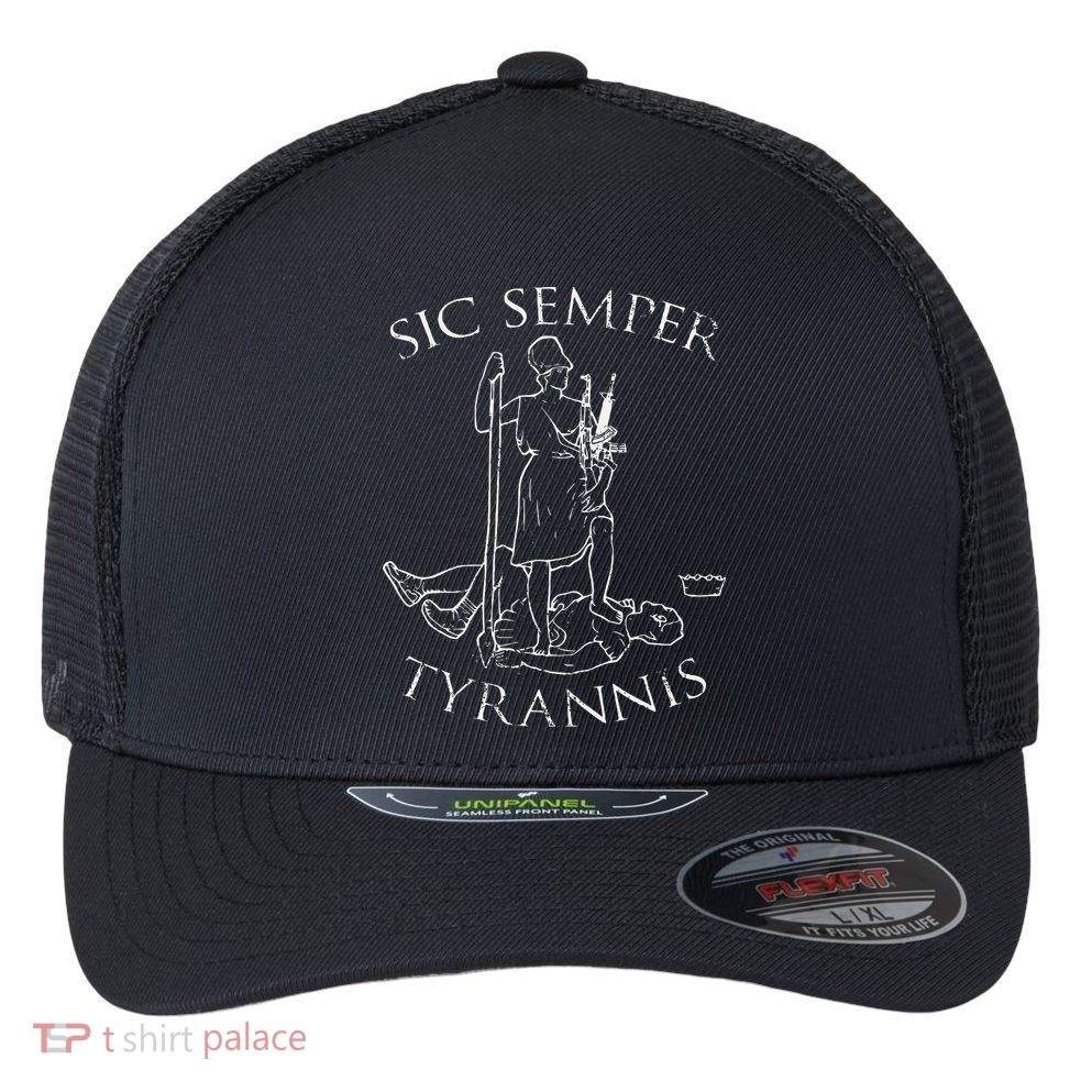 Virginia Sic Semper Tyrannis Flexfit Unipanel Trucker Cap