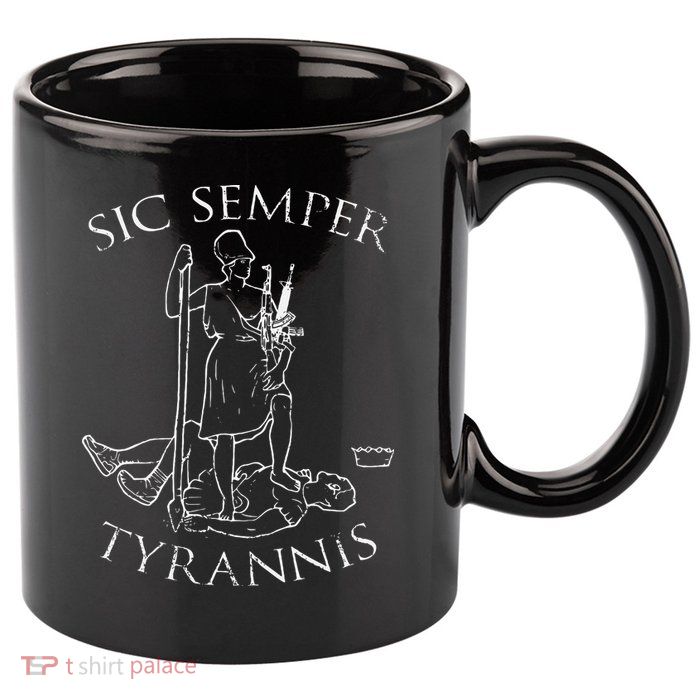 Virginia Sic Semper Tyrannis 11oz C Handle Ceramic Mug