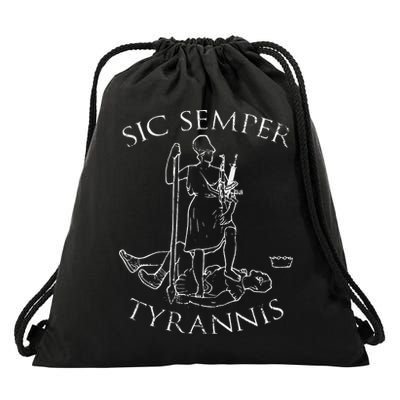 Virginia Sic Semper Tyrannis Drawstring Bag