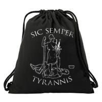 Virginia Sic Semper Tyrannis Drawstring Bag
