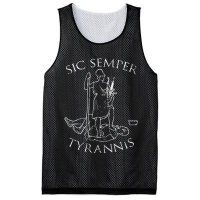 Virginia Sic Semper Tyrannis Mesh Reversible Basketball Jersey Tank