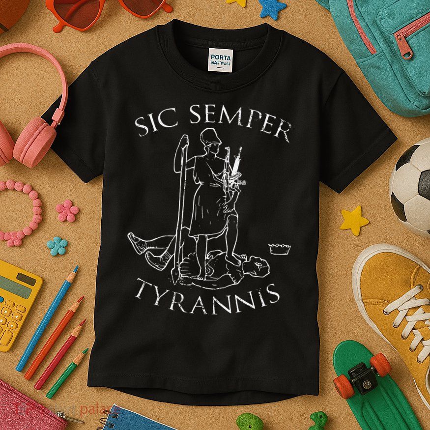 Virginia Sic Semper Tyrannis Kids T-Shirt