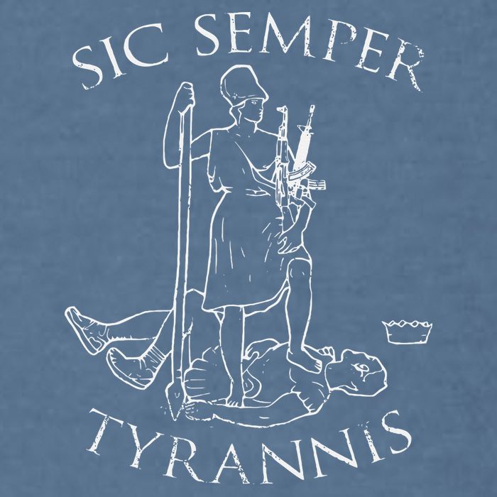 Virginia Sic Semper Tyrannis Garment-Dyed Sweatshirt