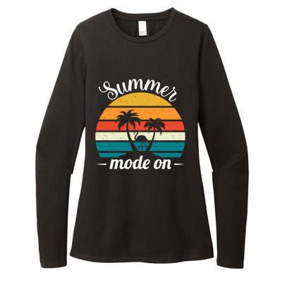 Vacation Summer Sunglasses And Palm Trees Vacay Mode Ocean Great Gift Womens CVC Long Sleeve Shirt