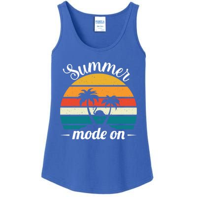 Vacation Summer Sunglasses And Palm Trees Vacay Mode Ocean Great Gift Ladies Essential Tank