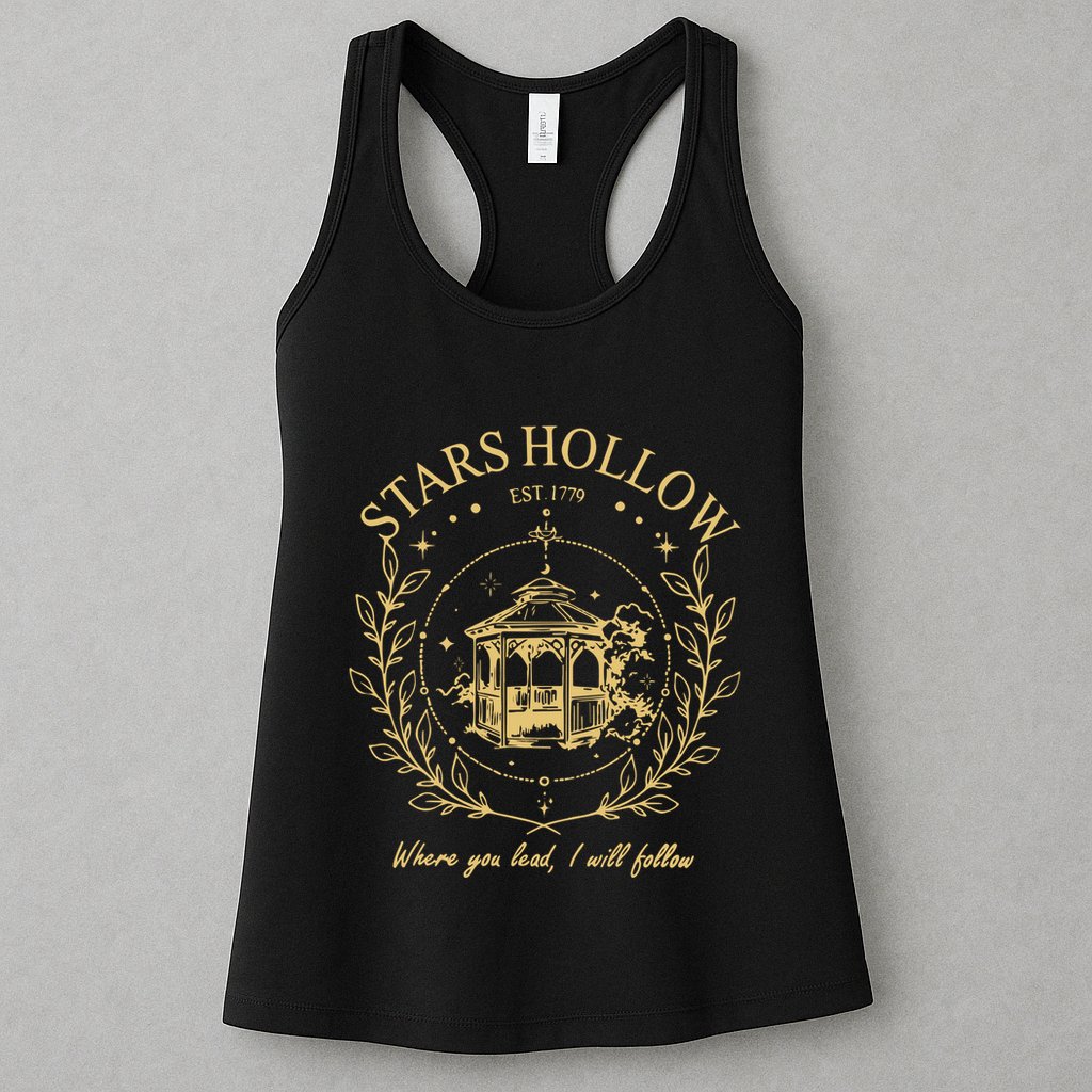Vintage Style Stars Hallow Womens Tank Top