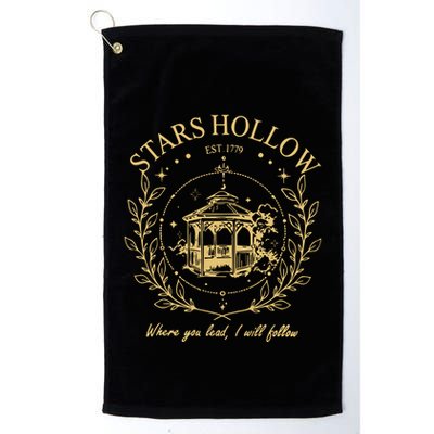 Vintage Style Stars Hallow Golf Towel