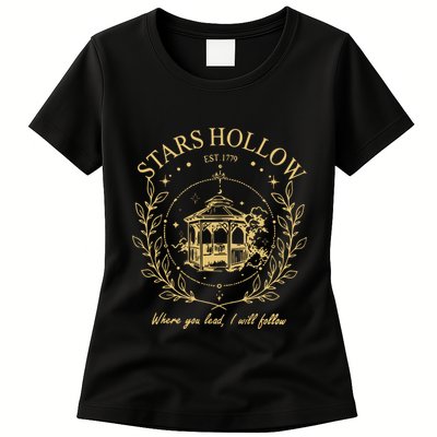 Vintage Style Stars Hallow Womens T-Shirt