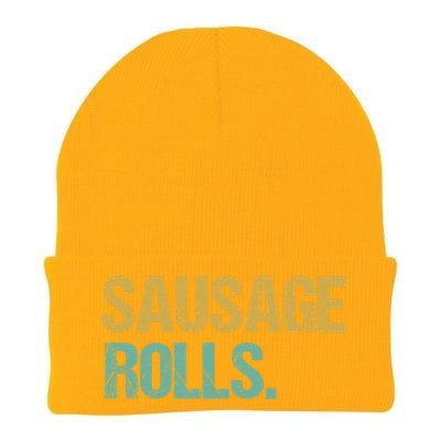 Vintage Style Sausage Rolls Gift Knit Cap Winter Beanie